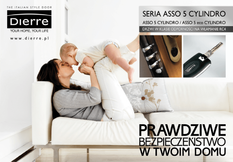 Drzwi antywłamaniowe Dierre ASSO5 Cylindro