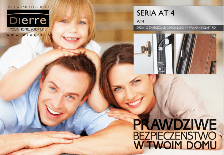 Drzwi antywłamaniowe Dierre AT4