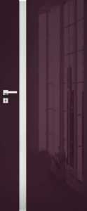 Drzwi połyskowe DRE VETRO D2 vino