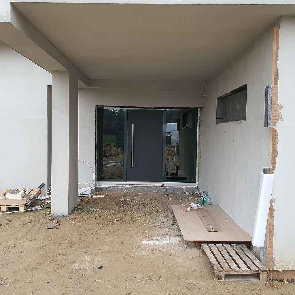Aluminiowe drzwi zewnętrzne Łódź 01